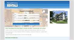 Desktop Screenshot of heraldtimesrentals.com